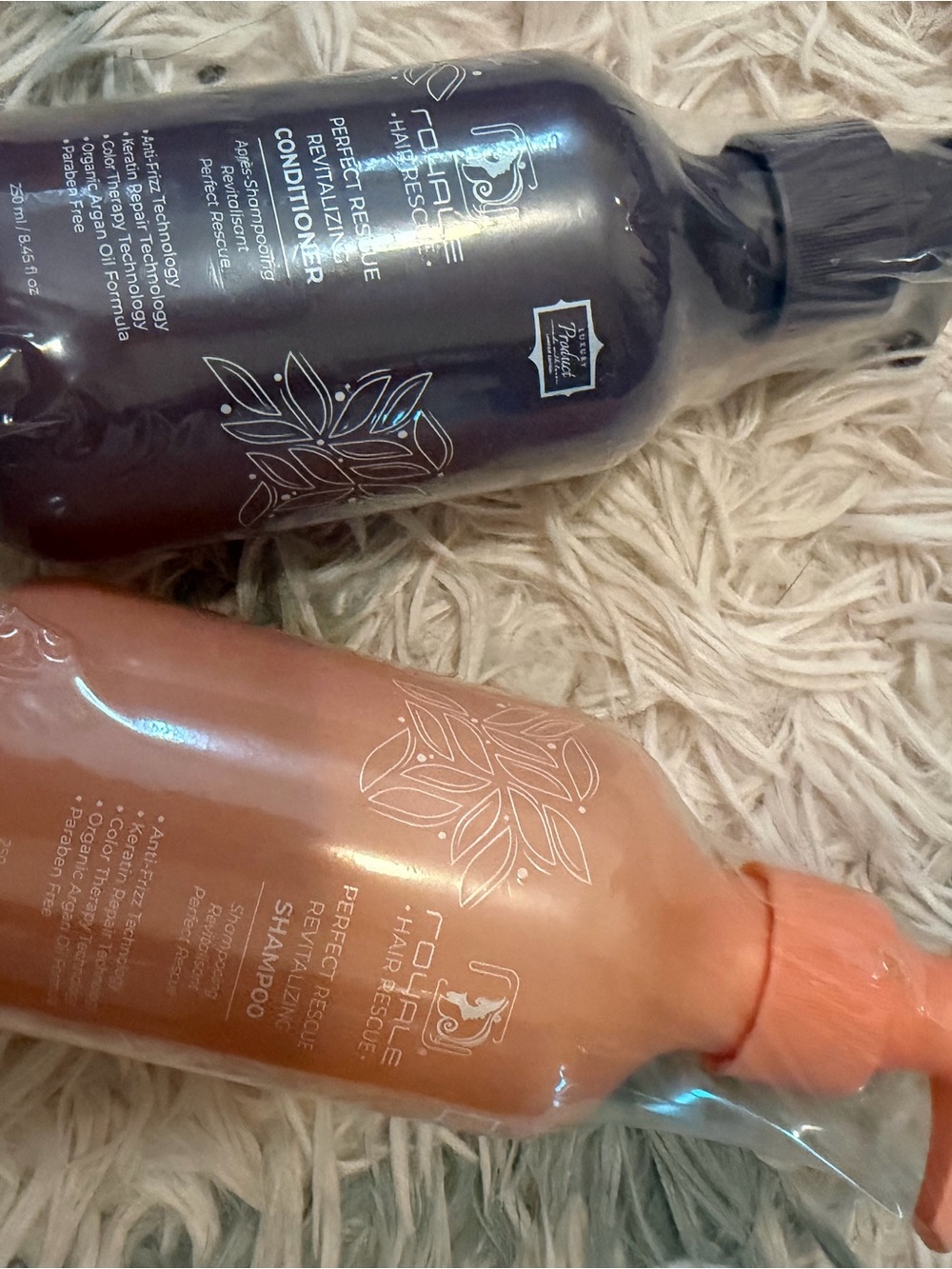 Perfect Rescue Revitalizing Shampoo & Conditioner Set - Peach & Dark Plum